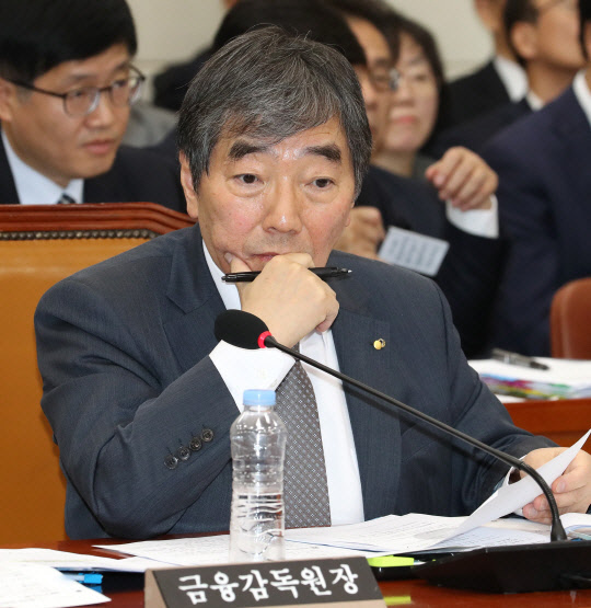 윤석헌 금융감독원장(사진=연합뉴스)